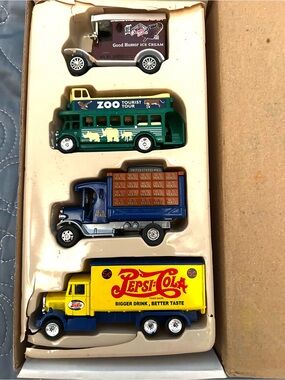Vintage golden wheel set of four trucks